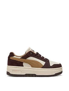 Жіночі кеди PUMA Rebound Femme Low SD коричневі шкіряні - фото  - Miraton