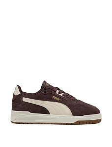 Чоловічі кеди Puma Shuffle Downtown SD коричневі шкіряні - фото  - Miraton