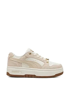 Жіночі кеди PUMA Rebound Femme Low Luxe SD бежеві шкіряні - фото  - Miraton