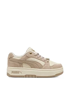 Жіночі кеди PUMA Rebound Femme Low Luxe SD бежеві шкіряні - фото  - Miraton
