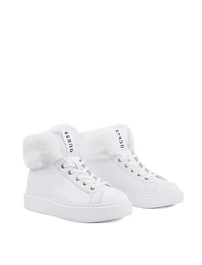 Жіночі кеди Guess білі FL8HISLEA12 - фото 2 - Miraton