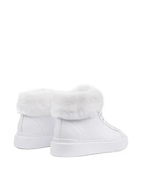 Жіночі кеди Guess білі FL8HISLEA12 - фото 3 - Miraton