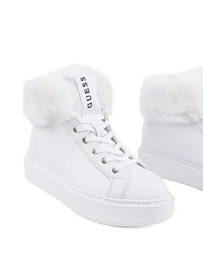 Жіночі кеди Guess білі FL8HISLEA12 - фото 6 - Miraton
