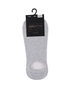 Чоловічі шкарпетки короткі MIRATON бавовняні сірі - фото 1 - Miraton
