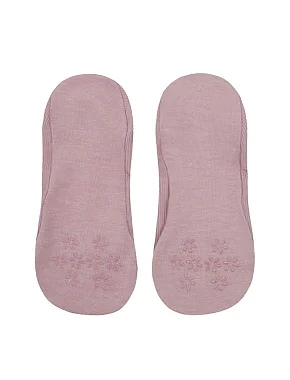 Жіночі сліди Legs 730 Laser Cut Rib Silicone рожеві - фото 2 - Miraton