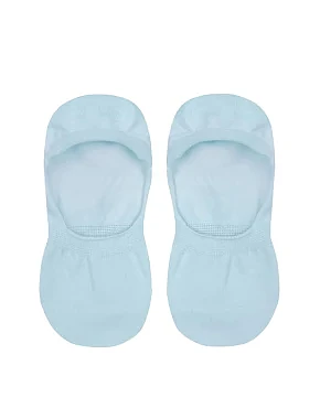 Жіночі сліди Legs SNEAKER COTTON HIGH блакитні, 2 пари - фото 1 - Miraton