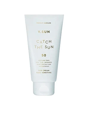 Солнцезащитный крем для тела V.SUN, sun cream body sensitive SPF 50 Perfume Free 200 мл - фото 1 - Miraton