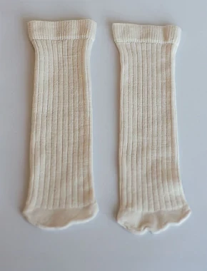 Набір жіночих високих шкарпеток Legs SOCKS WOOL MERINO бежеві, 2 пари - фото 3 - Miraton