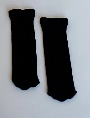 Набір жіночих високих шкарпеток Legs SOCKS WOOL MERINO чорні, 2 пари - фото 1 - Miraton
