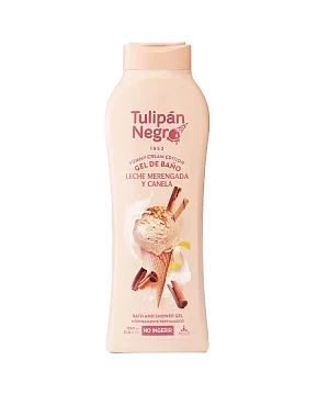Гель для душу TULIPAN NEGRO Молочне бізе 650 мл - фото 1 - Miraton