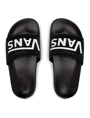 Чоловічі шльопанці Vans гумові чорні - фото 4 - Miraton