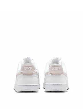 Женские кеды Nike Court Vision Low Next Nature белые кожаные - фото 5 - Miraton
