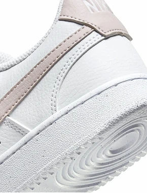 Женские кеды Nike Court Vision Low Next Nature белые кожаные - фото 8 - Miraton