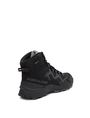 Мужские ботинки Northland из искусственной кожи черные с подкладкой из текстиля - фото 4 - Miraton