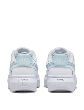Женские кеды Nike Court Vision Alta из экокожи белые - фото 3 - Miraton
