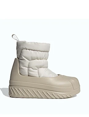 Жіночі черевики Adidas Adifom Superstar Winter зі штучної шкіри білі з підкладкою зі штучного хутра - фото 1 - Miraton