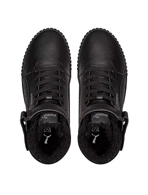 Женские ботинки PUMA Carina 2.0 Mid WTR из экокожи черные - фото 6 - Miraton