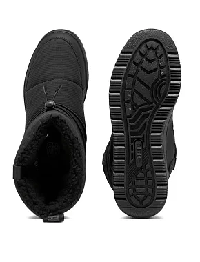Женские ботинки PUMA Snowbae текстильные черные - фото 4 - Miraton