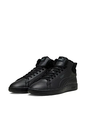 Мужские ботинки PUMA Smash 3.0 L из экокожи черные - фото 7 - Miraton
