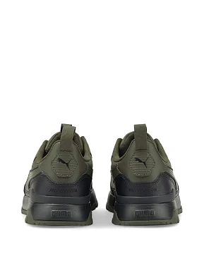 Чоловічі кросівки PUMA R78 Trek з екошкіри зелені - фото 3 - Miraton