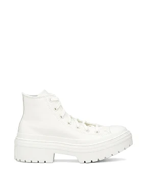 Жіночі кеди Converse CHUCK TAYLOR ALL STAR LUGGED HEEL шкіряні білі - фото 1 - Miraton