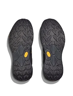 Женские кроссовки Hoka One One Clifton 9 GTX кожаные черные - фото 8 - Miraton
