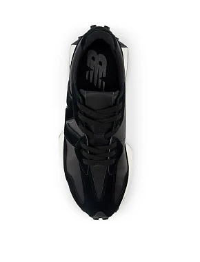 Жіночі кросівки New Balance 327 шкіряні чорні - фото 4 - Miraton