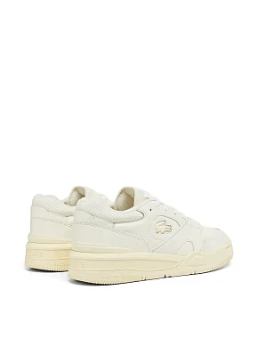 Женские кеды Lacoste Lineshot кожаные белые - фото 2 - Miraton