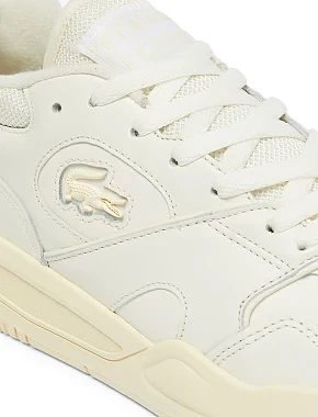 Женские кеды Lacoste Lineshot кожаные белые - фото 5 - Miraton