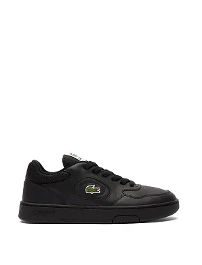 Чоловічі кеди Lacoste Lineset шкіряні чорні - фото 1 - Miraton