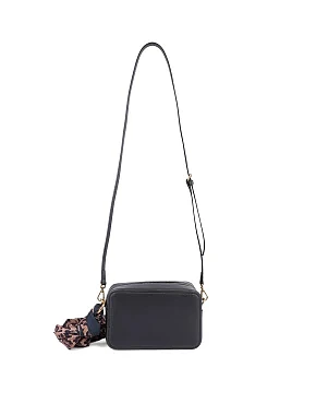 Женская сумка camera bag Just Cavalli из экокожи черная - фото 4 - Miraton
