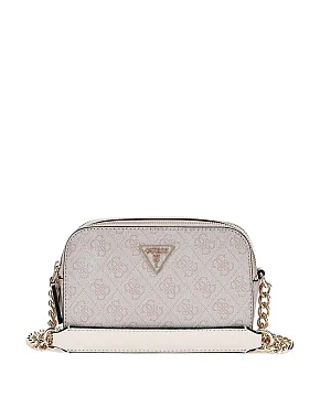 Женская сумка camera bag Guess из экокожи молочного цвета - фото 1 - Miraton