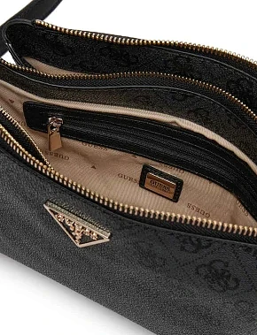 Женская сумка Guess из экокожи серая - фото 3 - Miraton