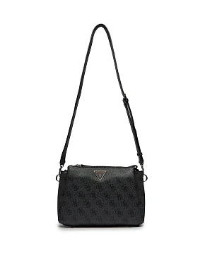 Женская сумка Guess из экокожи серая - фото 4 - Miraton