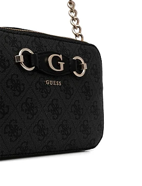 Женская сумка camera bag Guess из экокожи серая - фото 4 - Miraton