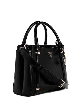 Женская сумка тоут Guess из экокожи черная - фото 2 - Miraton