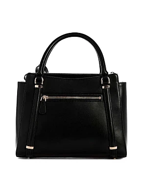 Женская сумка тоут Guess из экокожи черная - фото 3 - Miraton