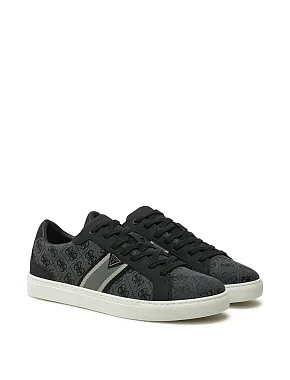 Чоловічі кеди Guess з екошкіри сірі - фото 2 - Miraton