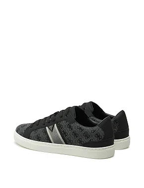 Чоловічі кеди Guess з екошкіри сірі - фото 3 - Miraton