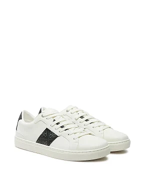 Чоловічі кеди Guess з екошкіри білі - фото 2 - Miraton