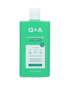 Шампунь для укріплення та покращення росту волосся Q+A Strengthening Shampoo, 250ml - фото 1 - Miraton