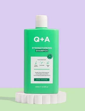 Шампунь для укріплення та покращення росту волосся Q+A Strengthening Shampoo, 250ml - фото 2 - Miraton