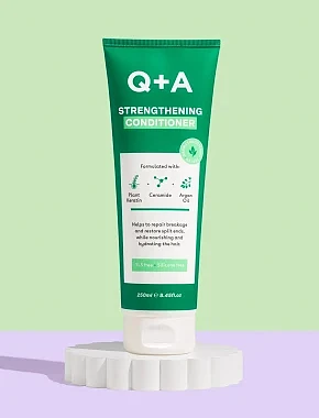 Кондиціонер для укріплення та покращення росту волосся Q+A Strengthening Conditioner, 250ml - фото 2 - Miraton