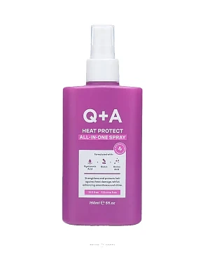 Термозахист для волосся Q+A Heat Protect All-in-One Spray, 150ml - фото 1 - Miraton