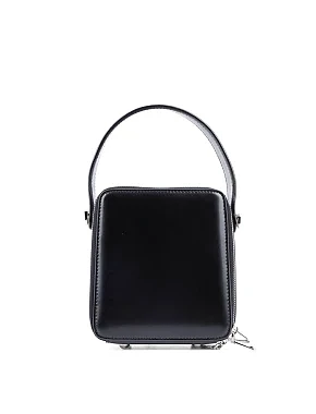 Жіноча сумка camera bag MIRATON шкіряна чорна - фото 4 - Miraton