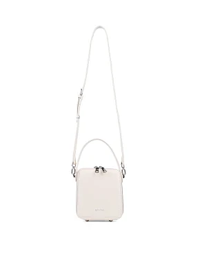 Жіноча сумка camera bag MIRATON шкіряна молочного кольору - фото 5 - Miraton