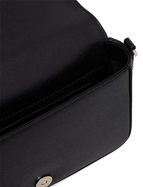 Женская сумка camera bag DKNY кожаная черная - фото 5 - Miraton