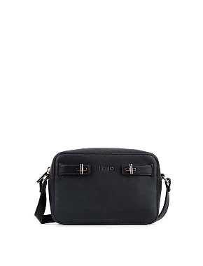 Жіноча сумка camera bag LIU JO з екошкіри чорна - фото 1 - Miraton