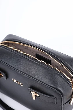 Жіноча сумка camera bag LIU JO з екошкіри чорна - фото 5 - Miraton