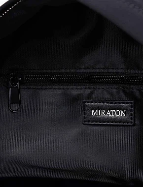 Чоловіча сумка MIRATON тканинна чорна - фото 5 - Miraton